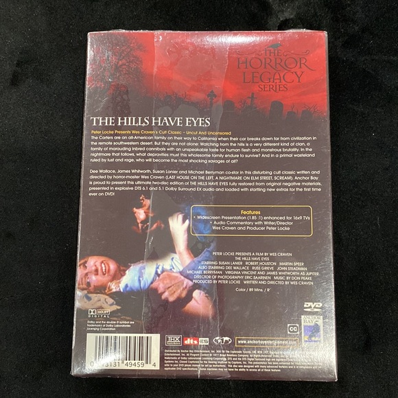 🎁 NEW SEALED the Hills Have Eyes dvd horror legacy series Halloween Wes Craven - Picture 2 of 2